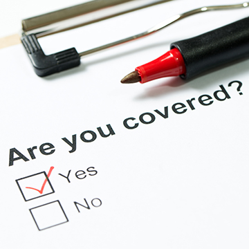insurance coverage concept